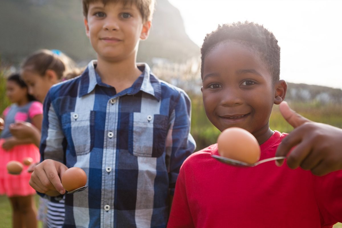 Water Spoon Races Things to Do – International Boys Day